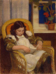 Girl Reading by Eero Jarnefelt
