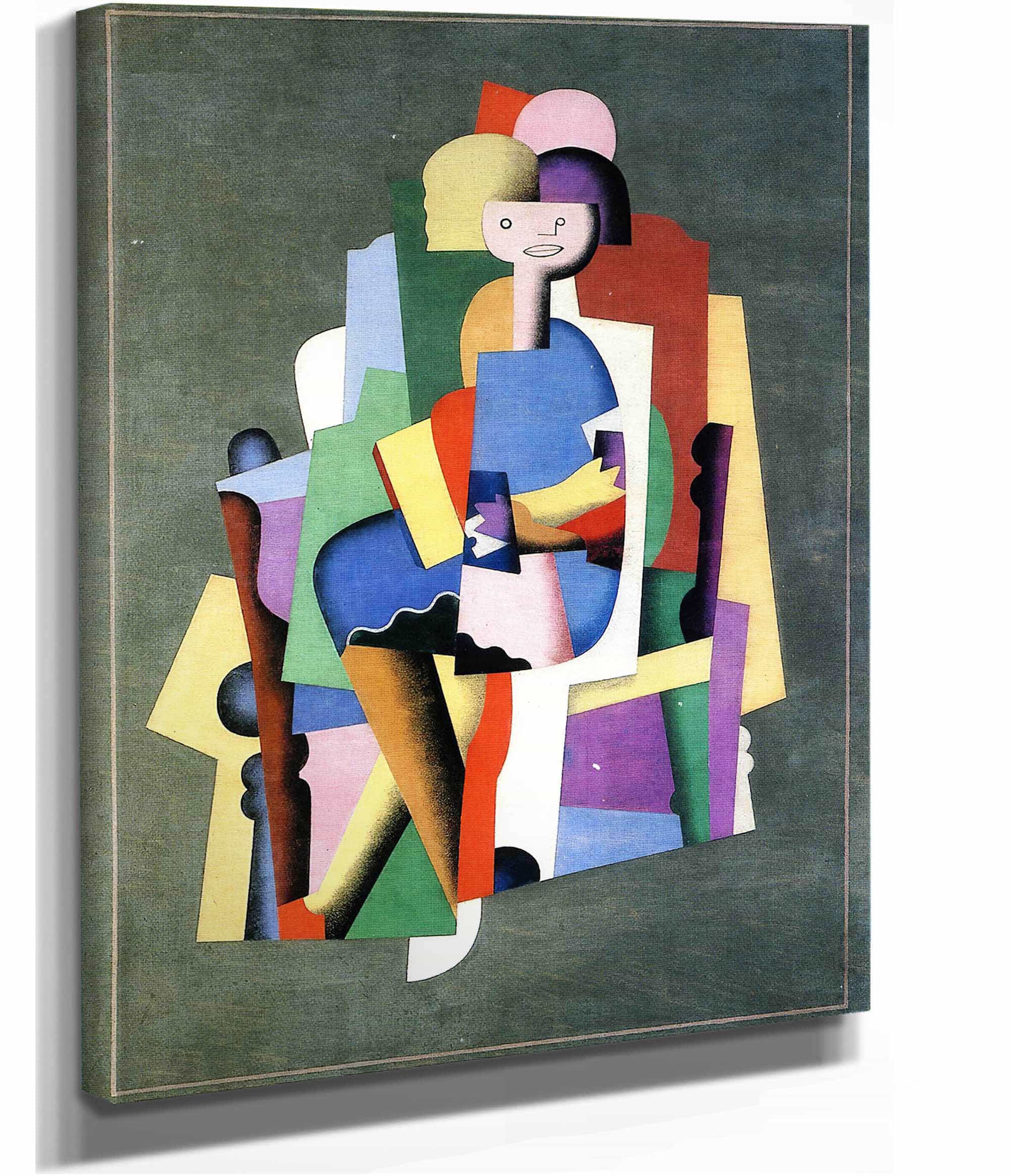 Girl Reading by Georges Valmier