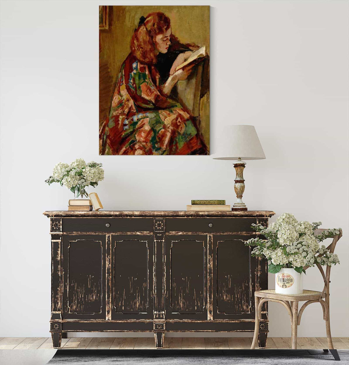 Girl Reading  by Magnus Enckell