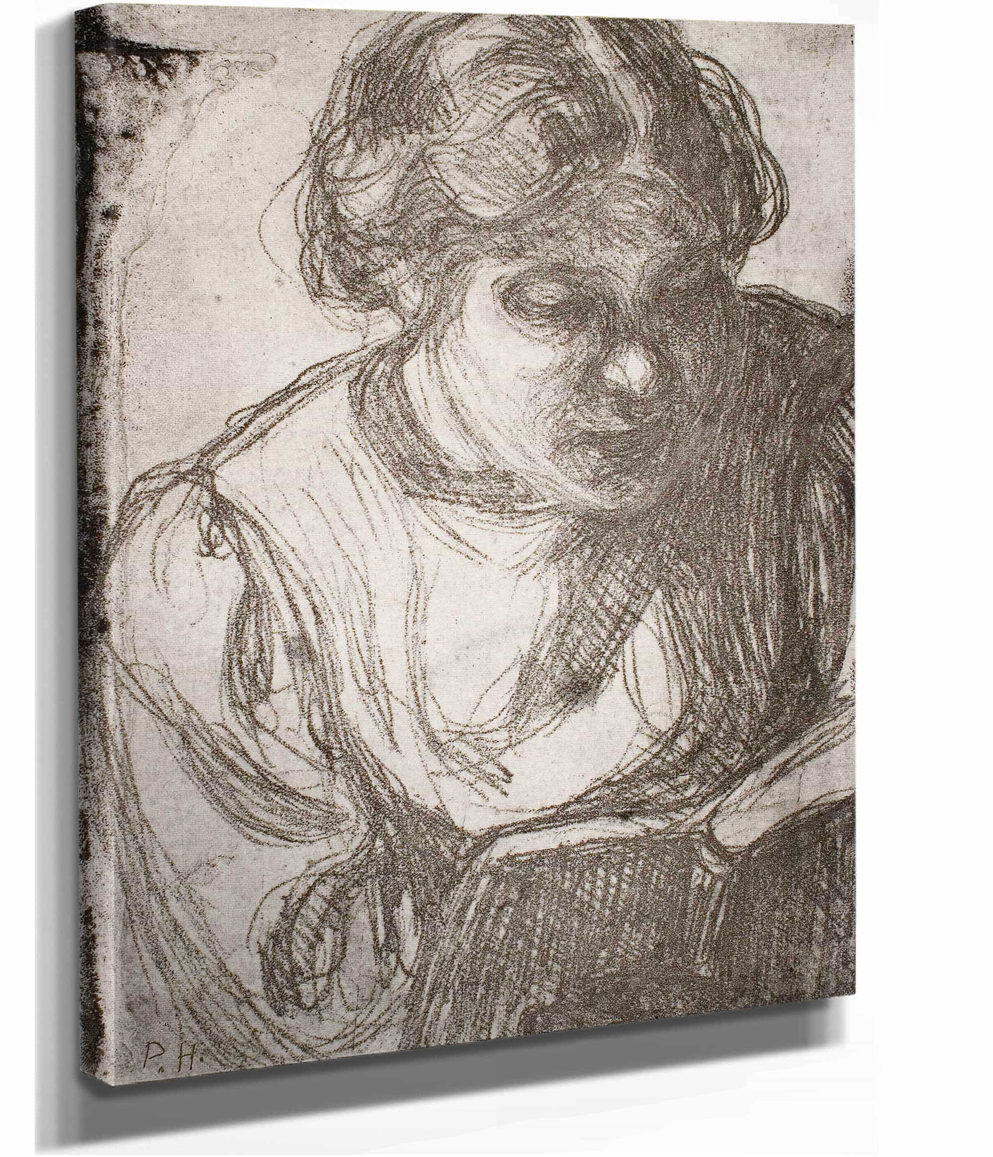 Girl Reading Hilda Tamminen by Pekka Halonen