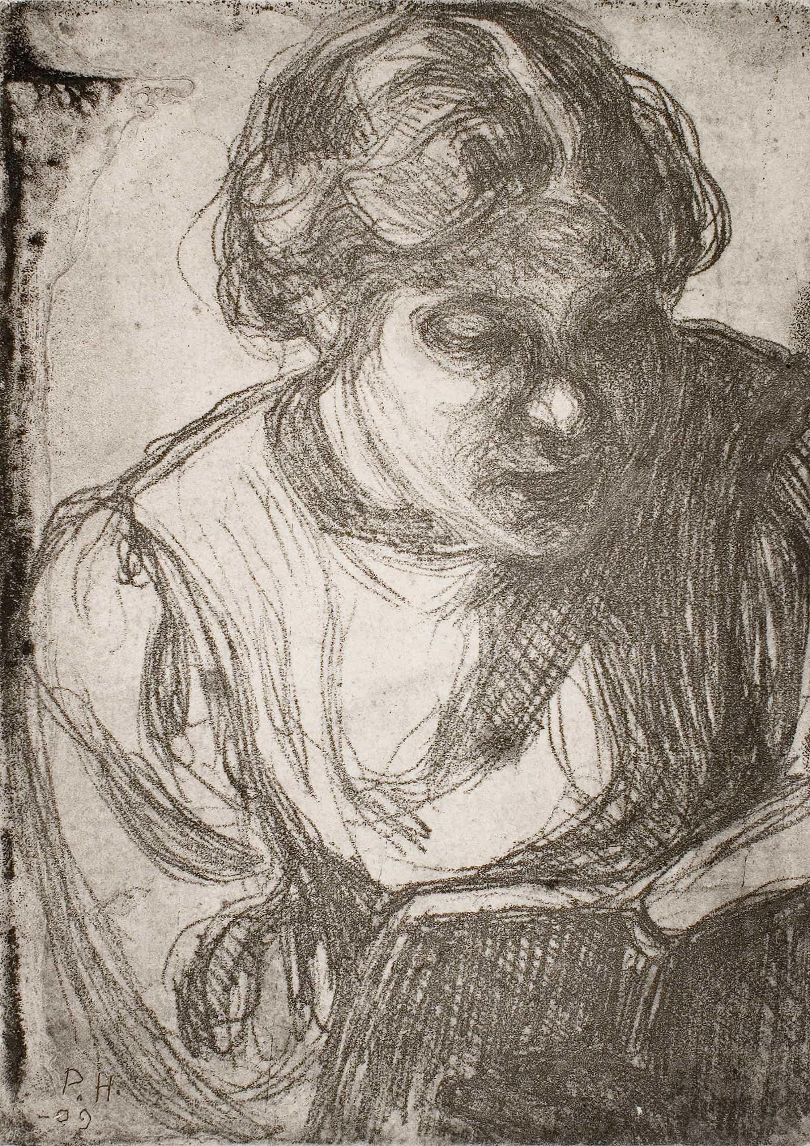 Girl Reading Hilda Tamminen by Pekka Halonen