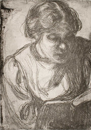 Girl Reading Hilda Tamminen by Pekka Halonen
