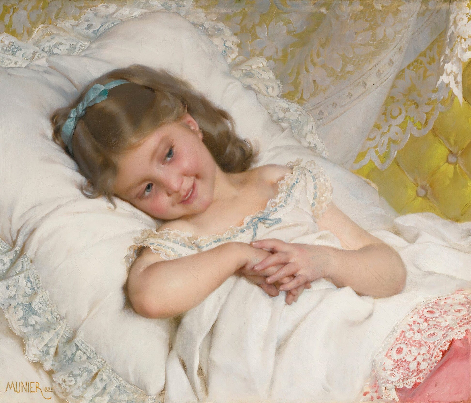 Girl Resting by Emile Munier