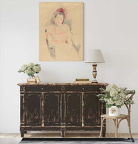 Girl Seated by Berthe Morisot