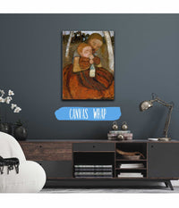 Girl With A Baby Among Birch Trees by Paula Modersohn Becker