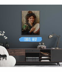 Girl With A Tambourine by Federico Andreotti