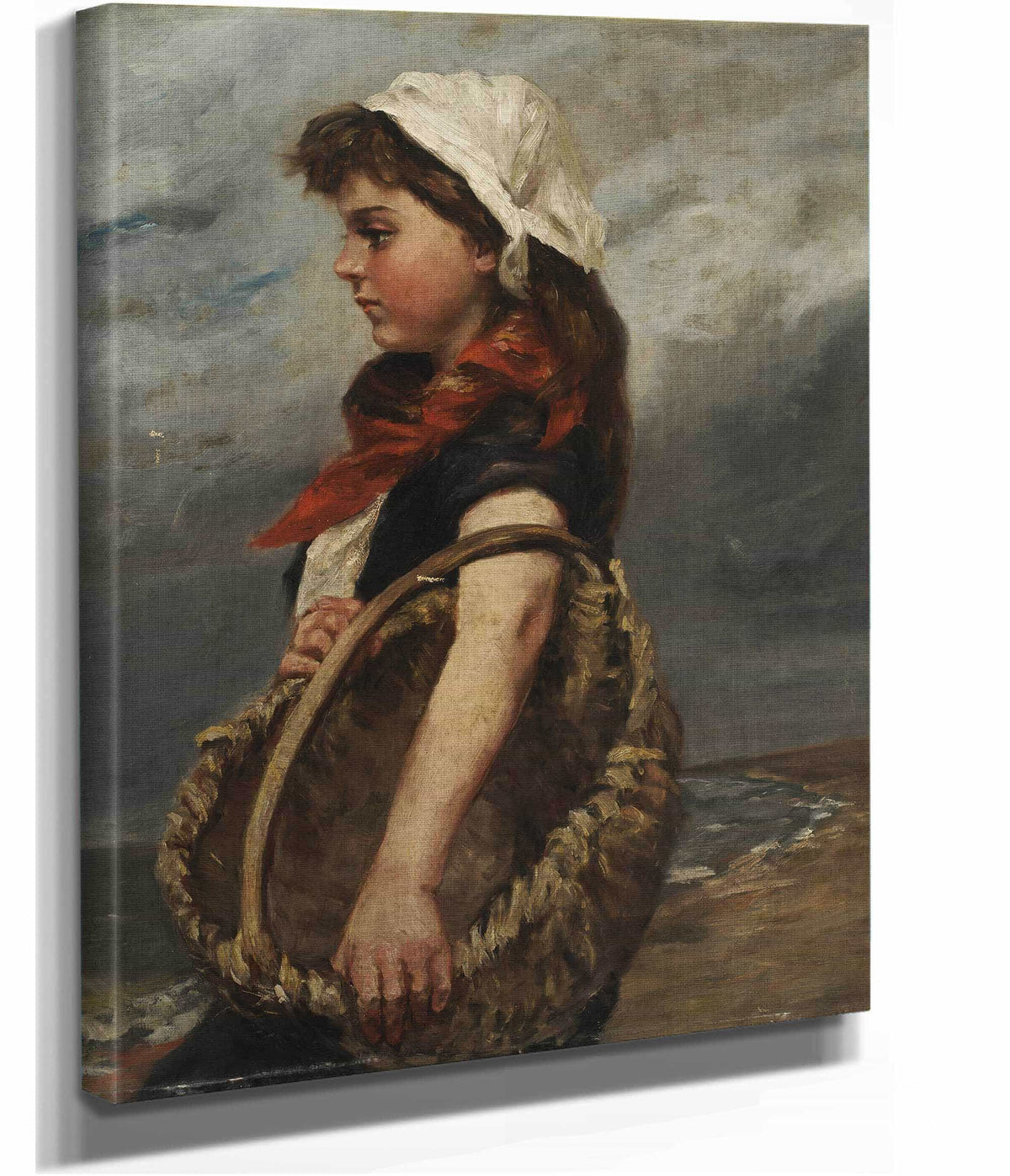 Girl With Basket by Alice Pike Barney