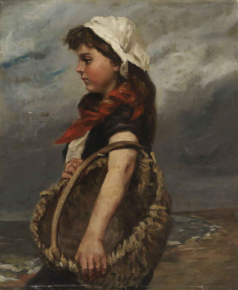 Girl With Basket by Alice Pike Barney