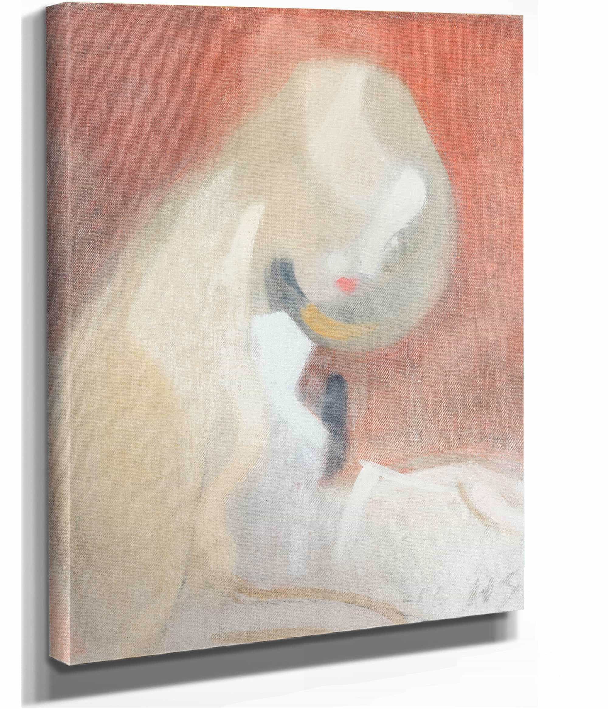 Girl With Blonde Hair by Helene Schjerfbeck