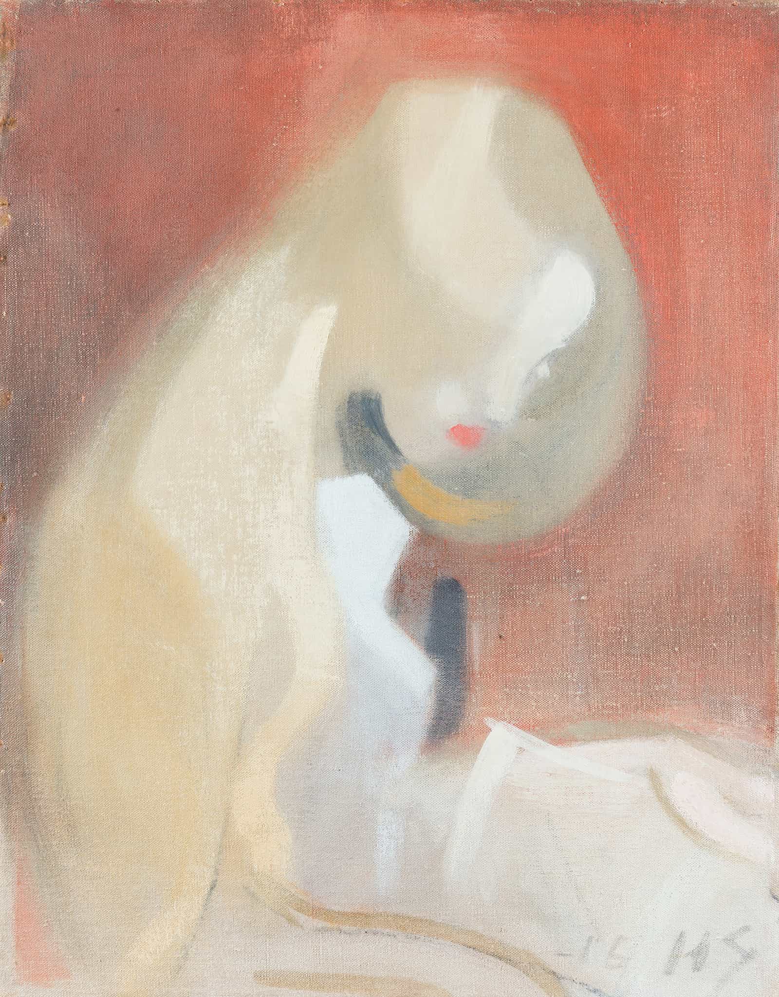 Girl With Blonde Hair by Helene Schjerfbeck