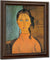 Girl With Braids 1918 By Amedeo Modigliani