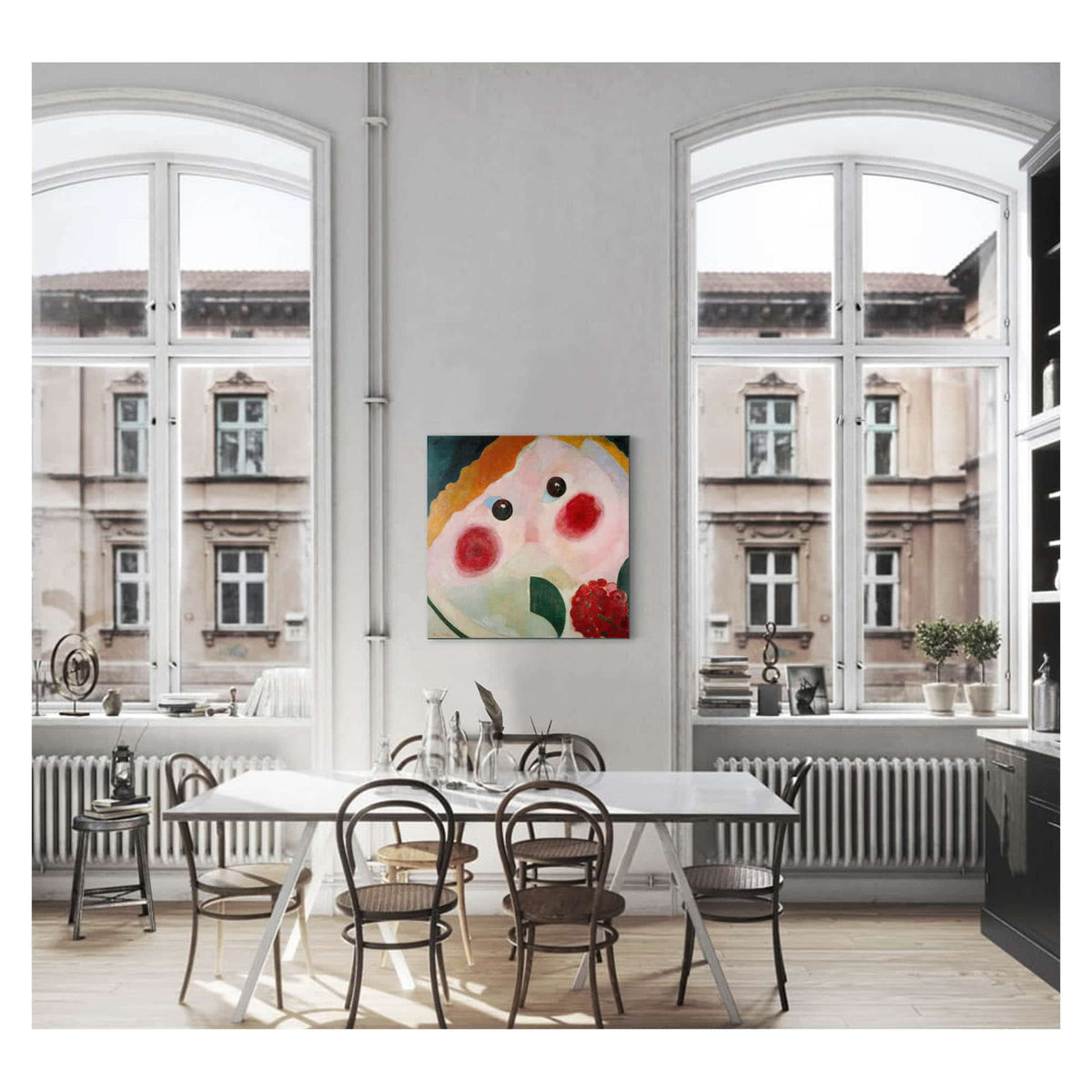 Girl With Buttercups by Theo Van Doesburg