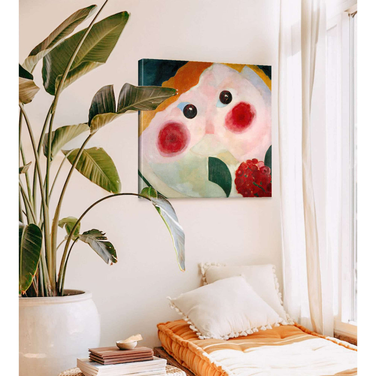 Girl With Buttercups by Theo Van Doesburg