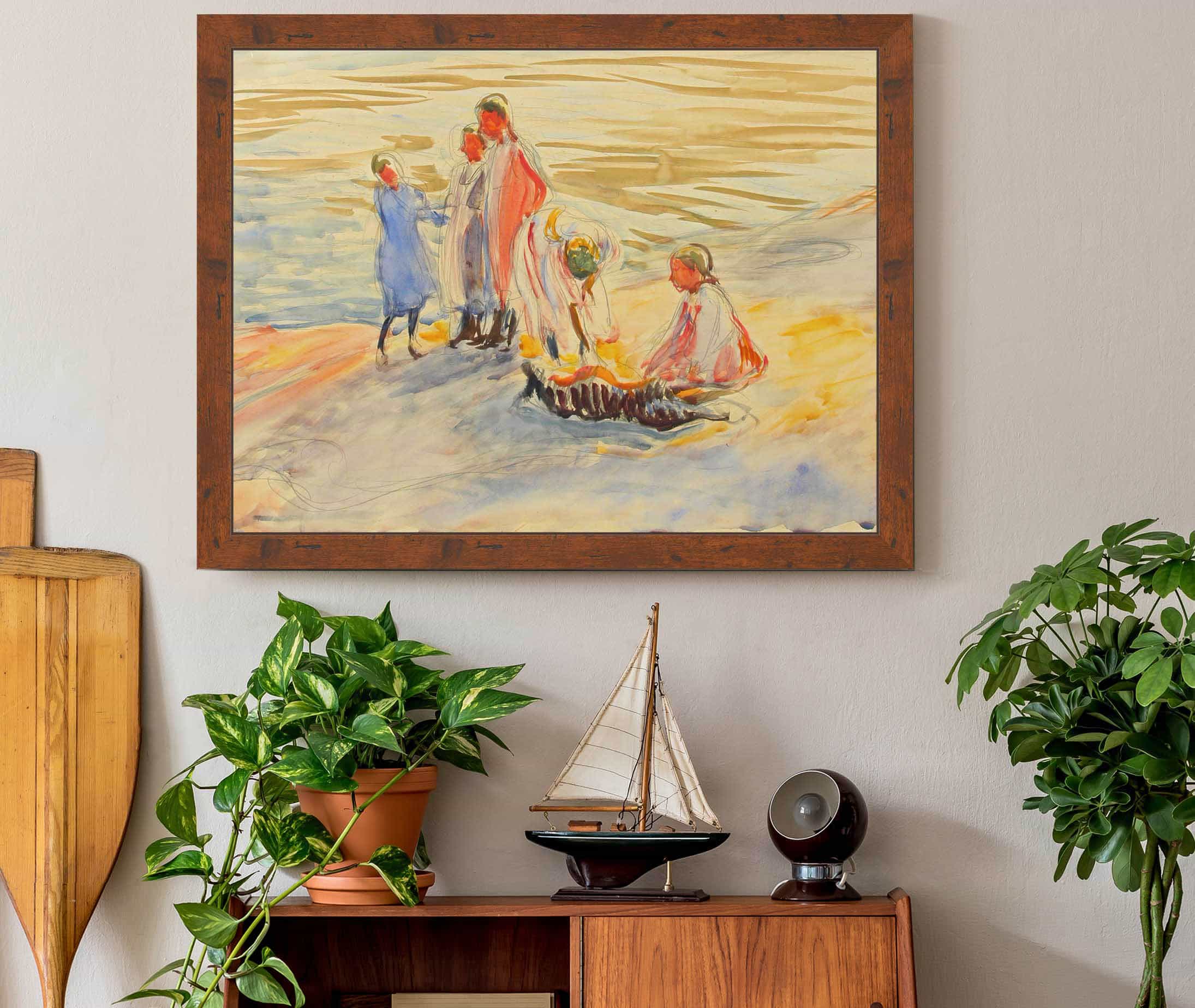 Girls On The Shore by Magnus Enckell