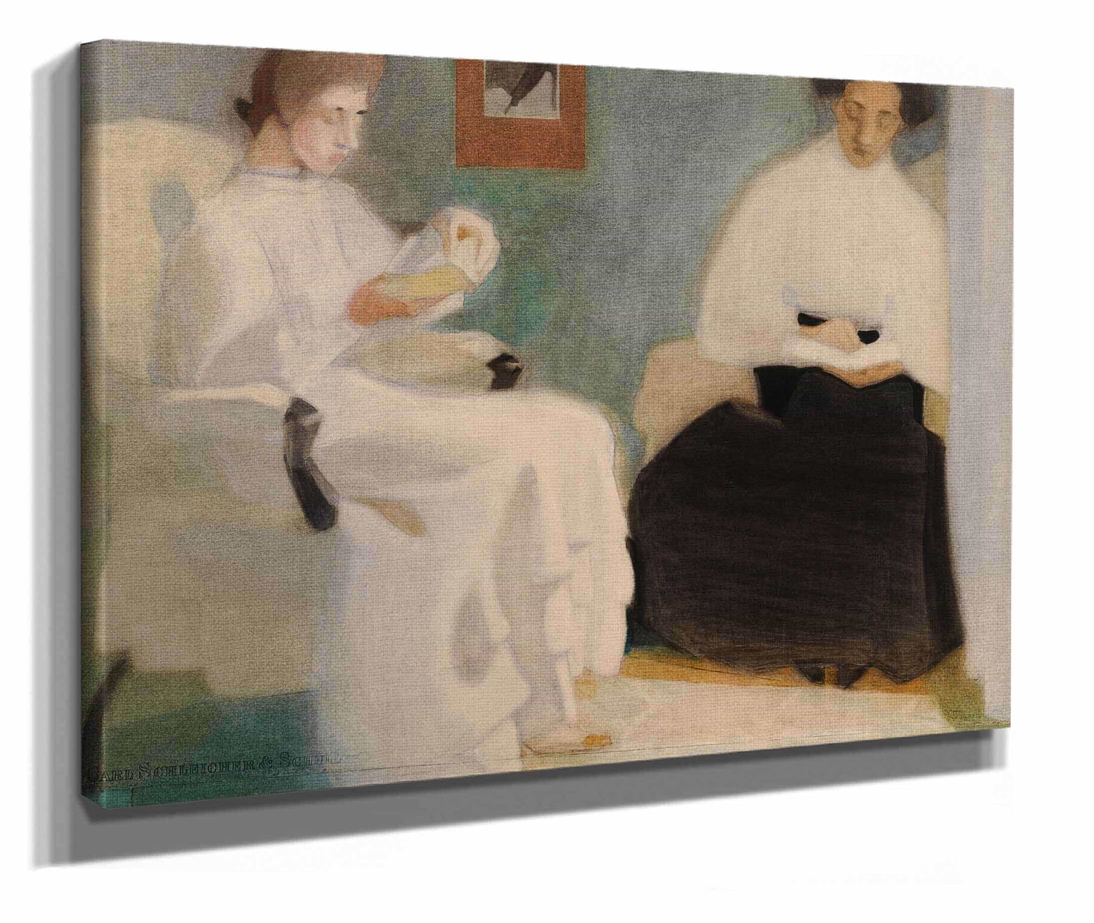 Girls Reading by Helene Schjerfbeck