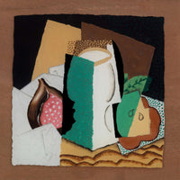 Glass And Fruit Verre Et Fruits by Louis Marcoussis