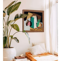 Glass And Fruit Verre Et Fruits by Louis Marcoussis