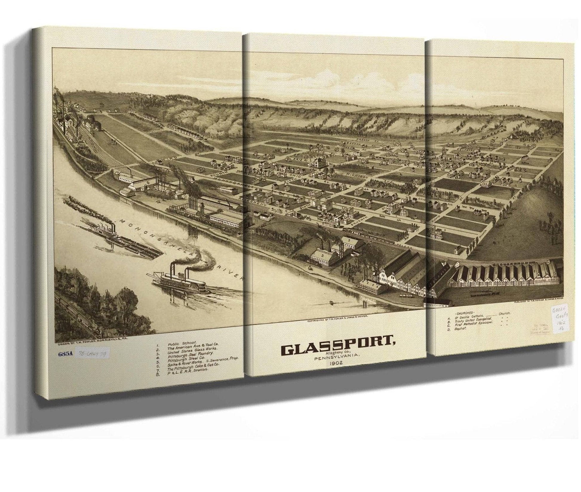 Glassport Allegheny Co Pennsylvania 1902  State Of Pennsylvania