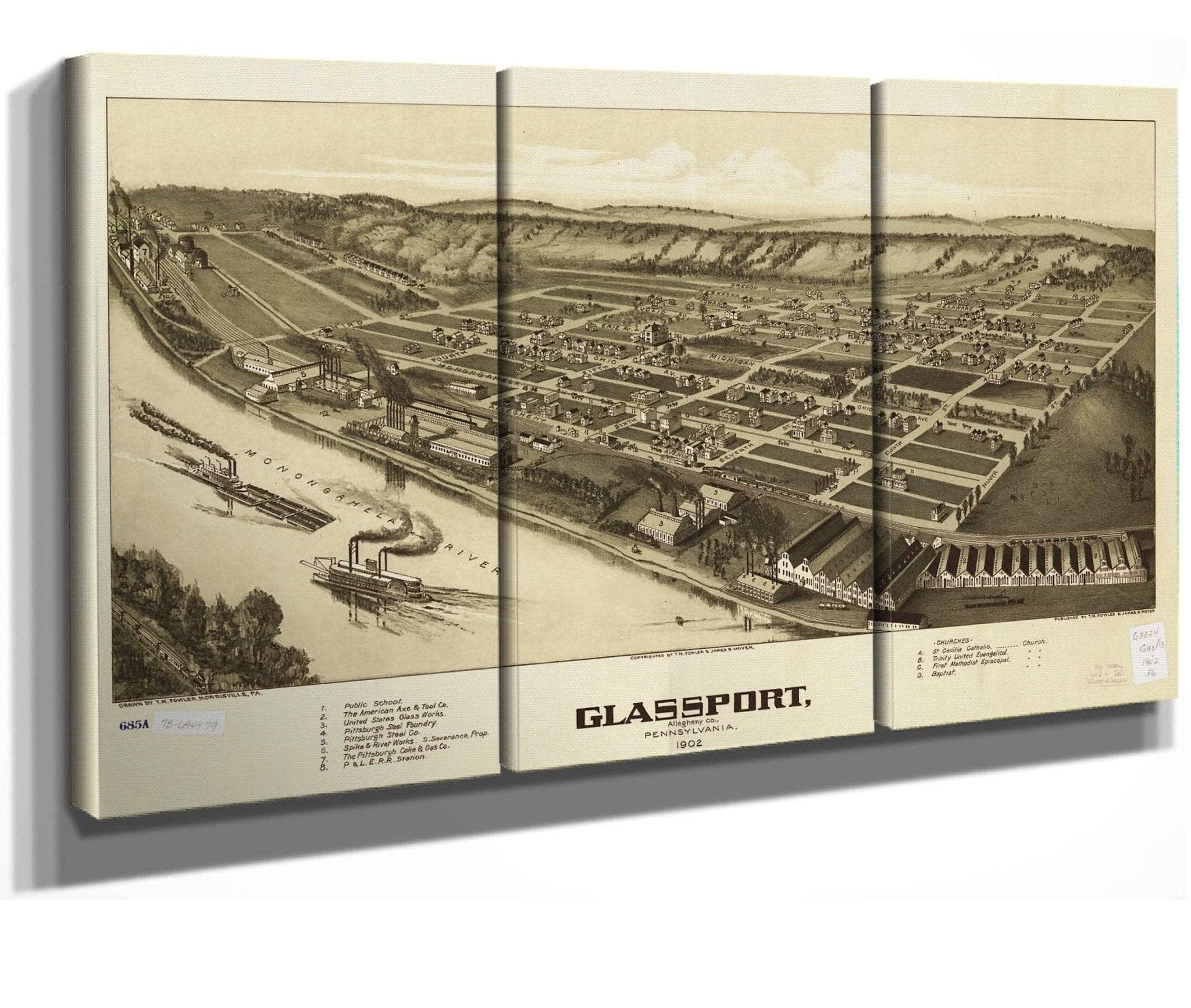 Glassport Allegheny Co Pennsylvania 1902  State Of Pennsylvania