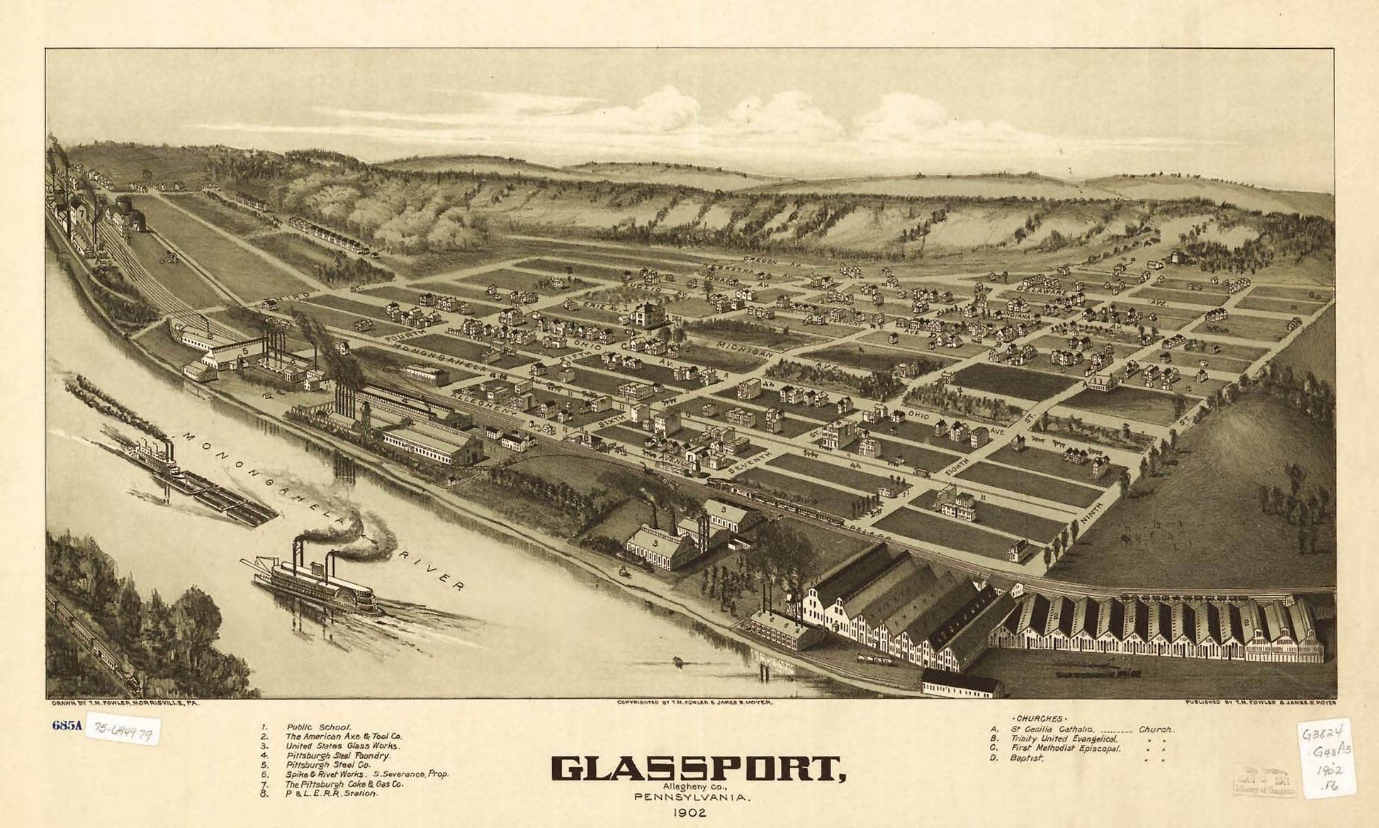Glassport Allegheny Co Pennsylvania 1902  State Of Pennsylvania