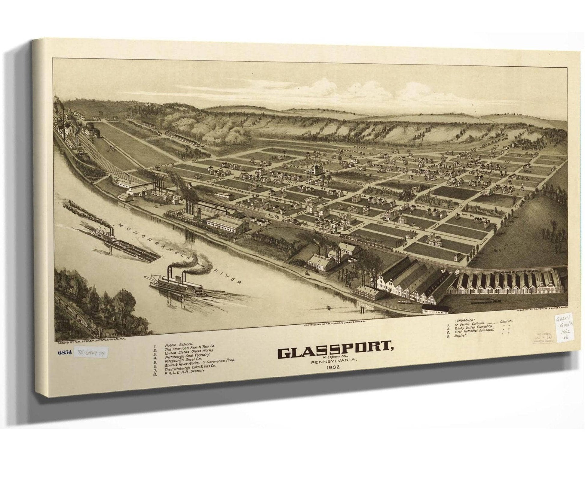 Glassport Allegheny Co Pennsylvania 1902  State Of Pennsylvania
