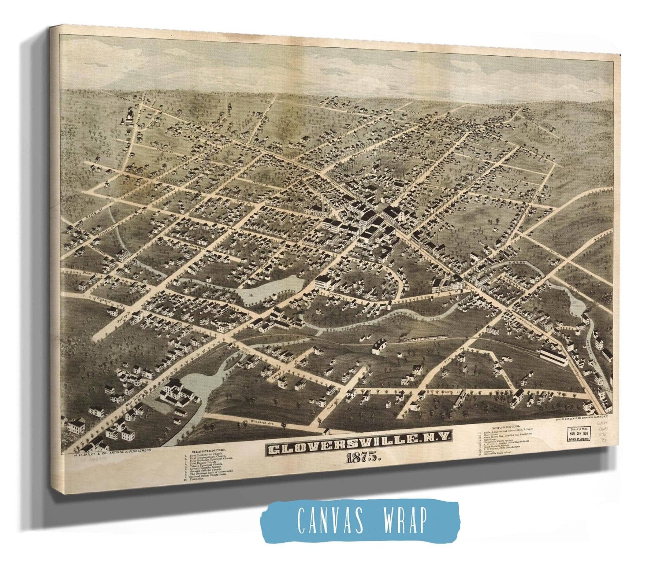 Gloversville Ny 1875 State of New York