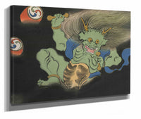 God Of Thunder Raijin Kaminari by Kamisaka Sekka