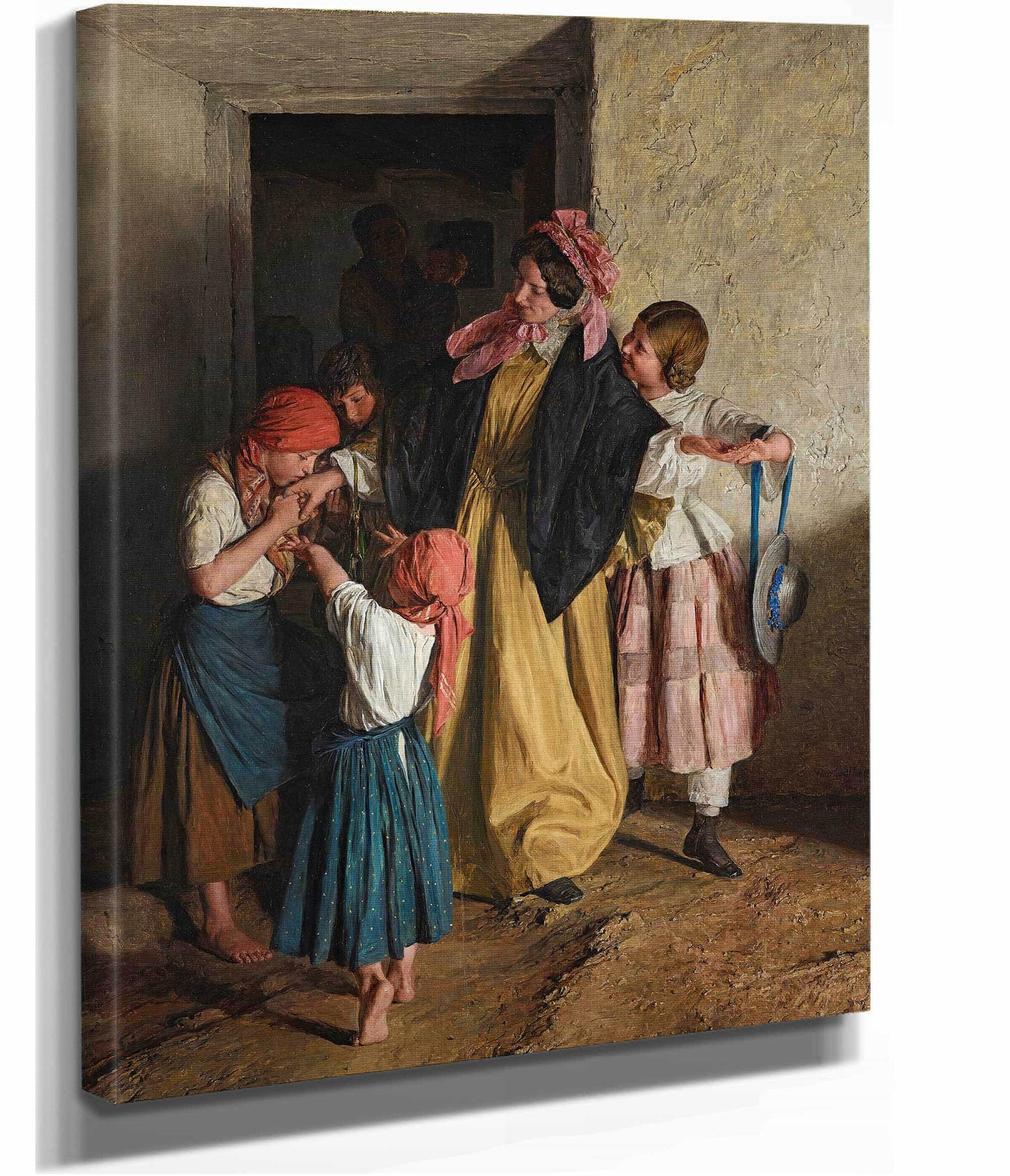 Godmothers Farewell After Confirmation by Ferdinand Georg Waldmuller