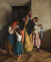 Godmothers Farewell After Confirmation by Ferdinand Georg Waldmuller