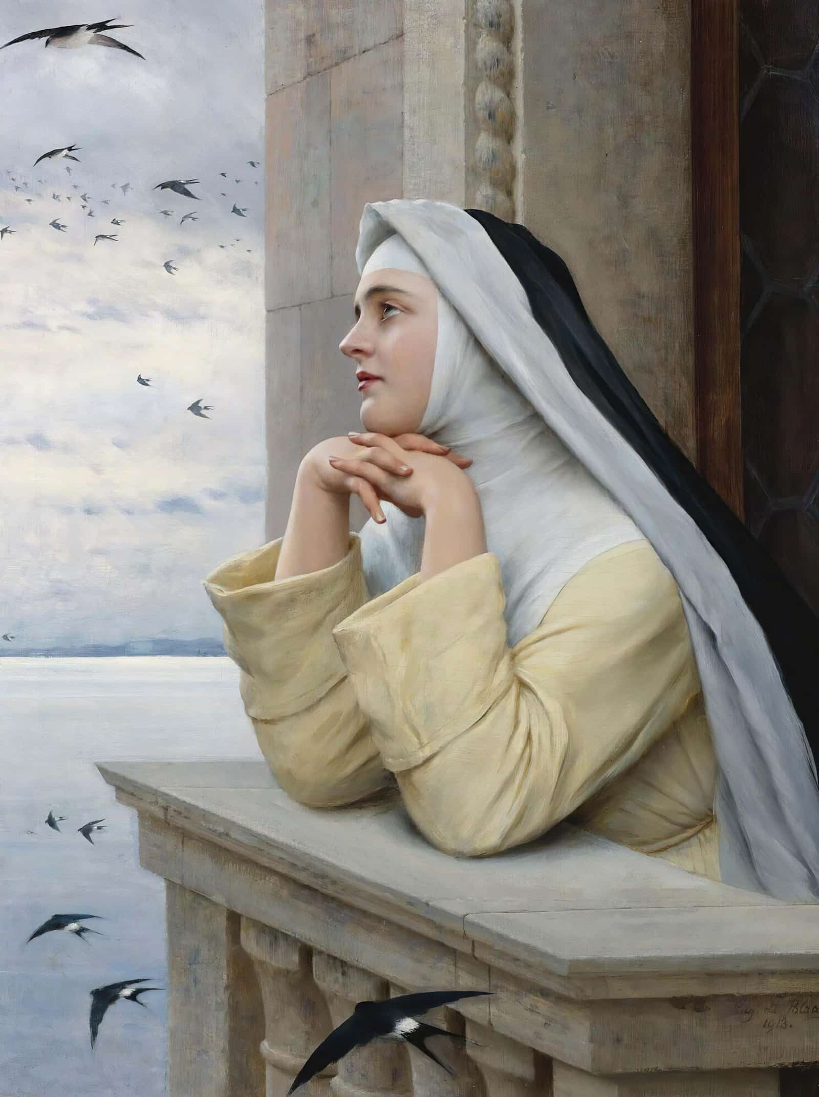 Gods Creatures by Eugen Von Blaas