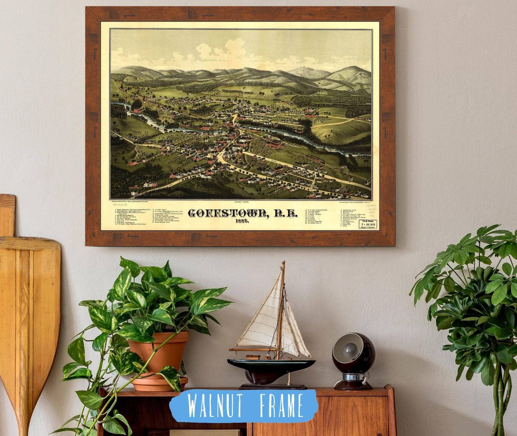 Goffstown Nh 1887 State of New Hampshire