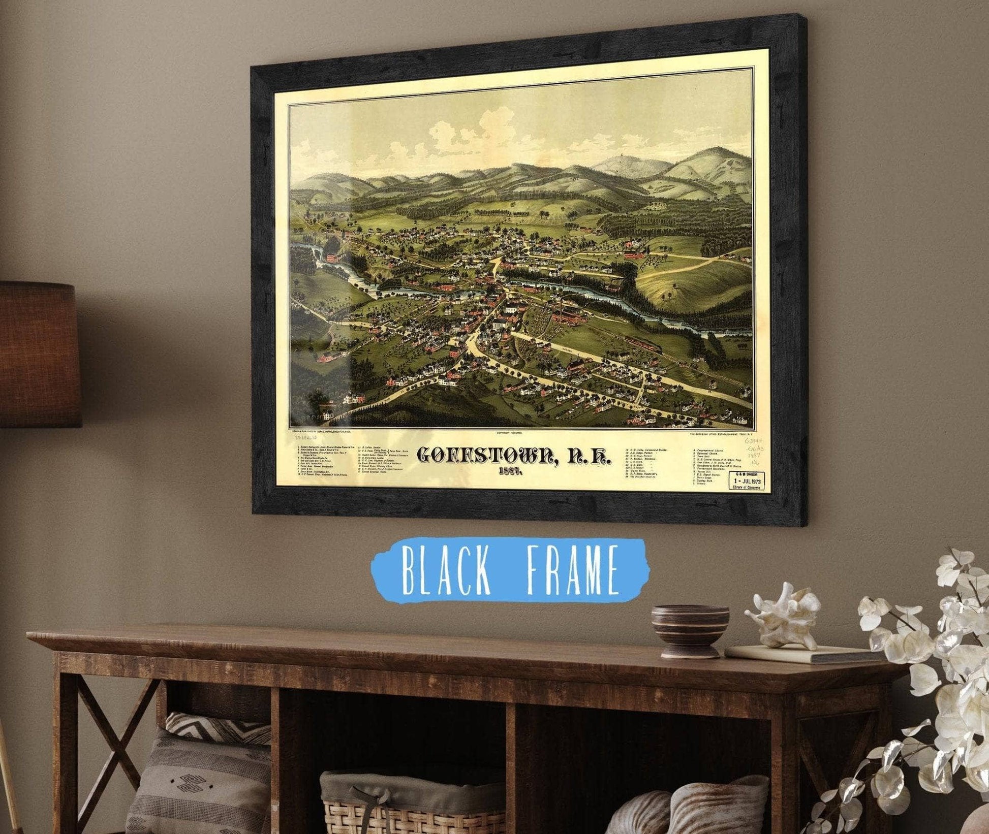 Goffstown Nh 1887 State of New Hampshire