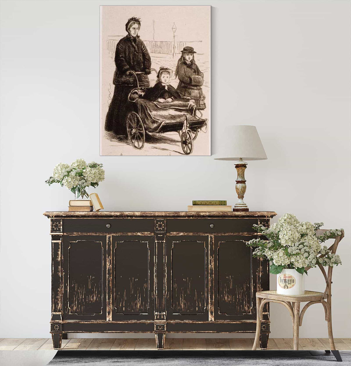 Going To The Park by Sir John Everett Millais