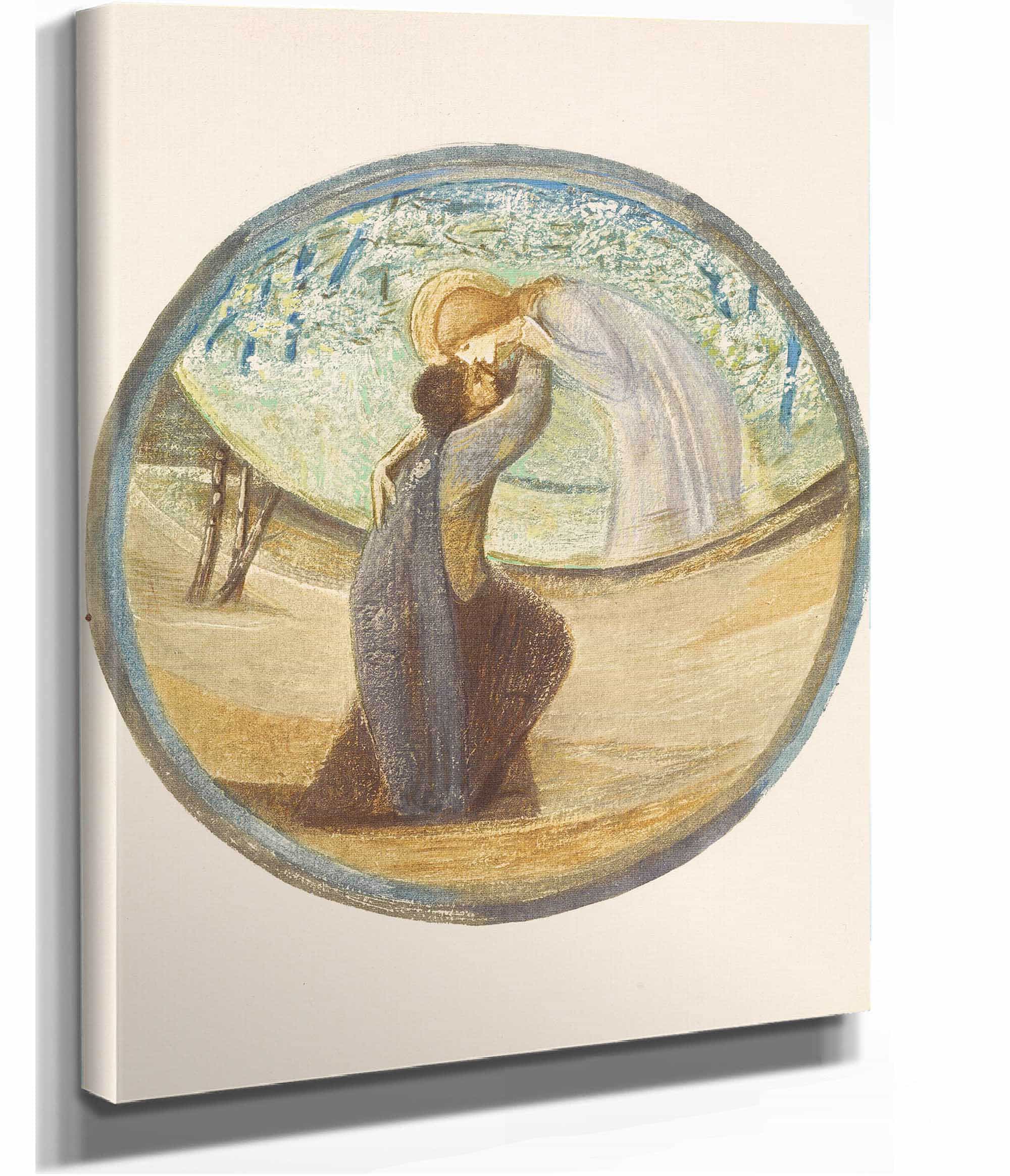 Golden Greeting by Sir Edward Coley Burne Jones
