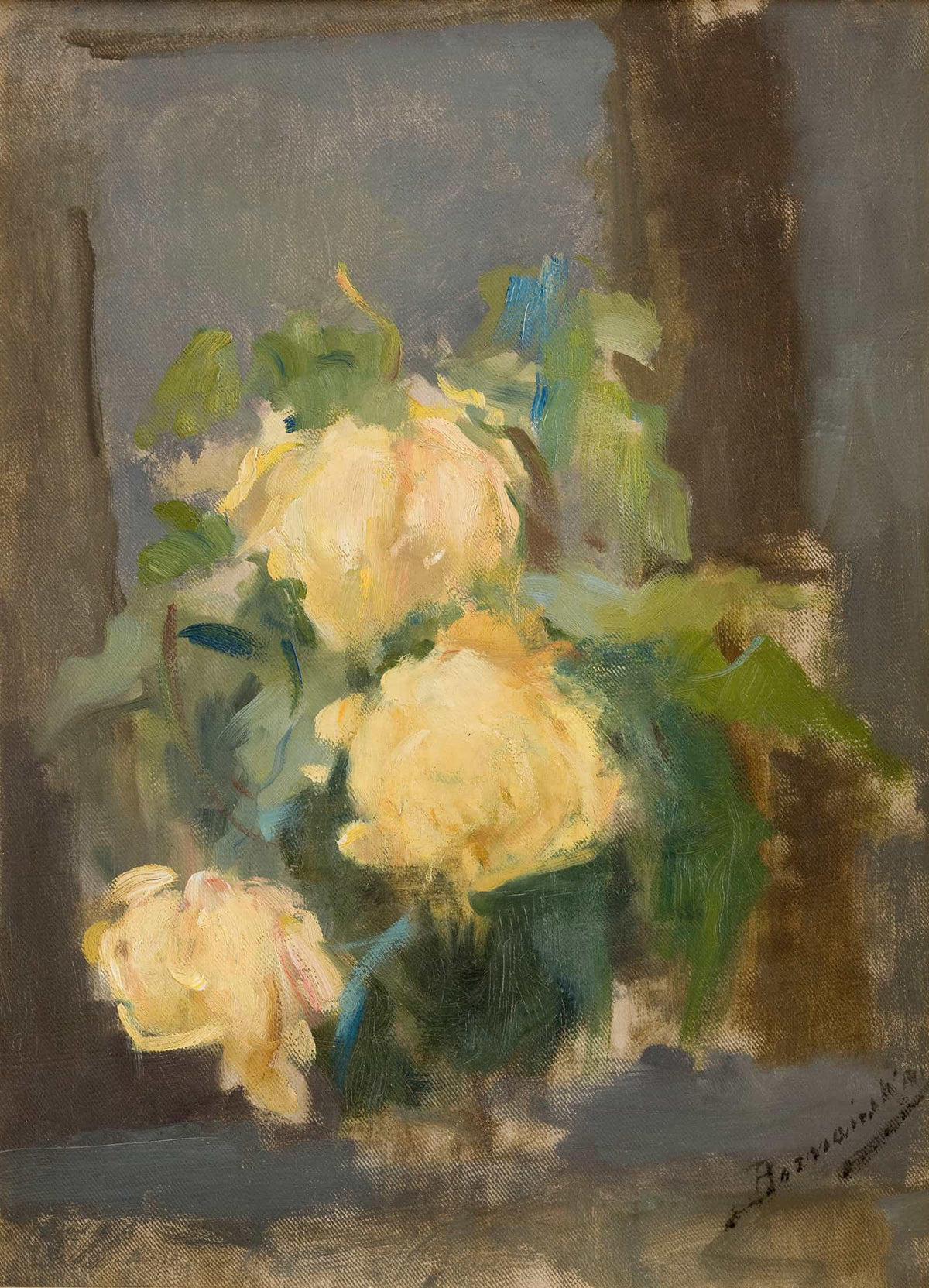 Golden Roses by Olga Boznanska