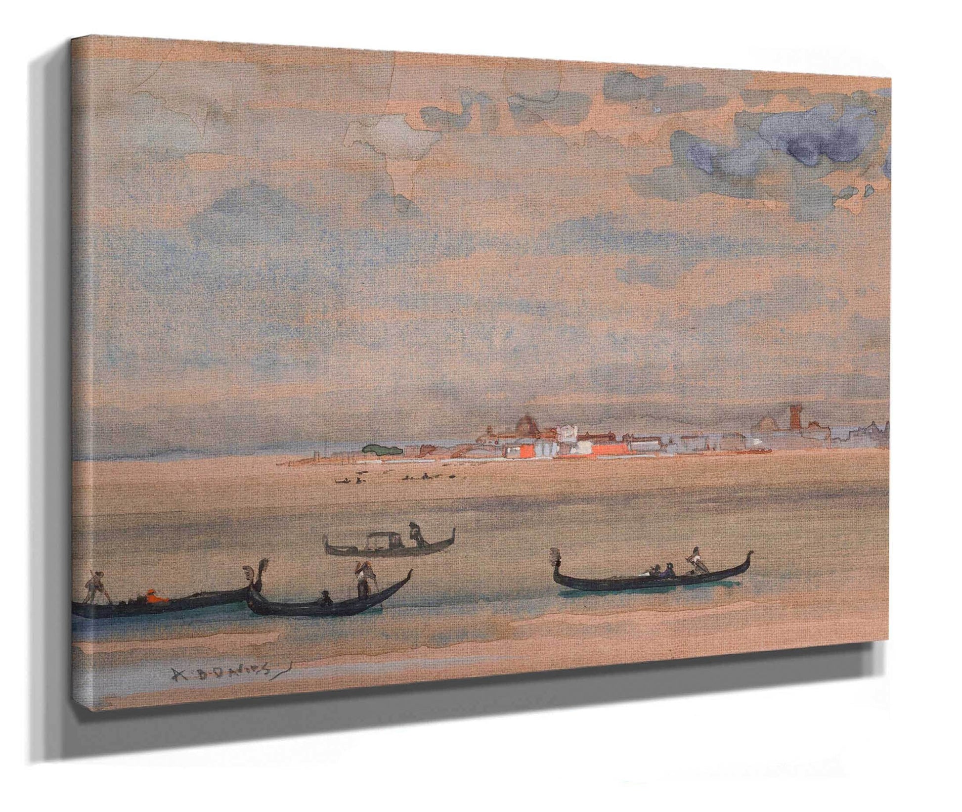 Gondolas by Arthur Bowen Davies