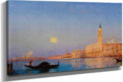 Gondole Devant Le Grand Bassin Venise by Felix Ziem