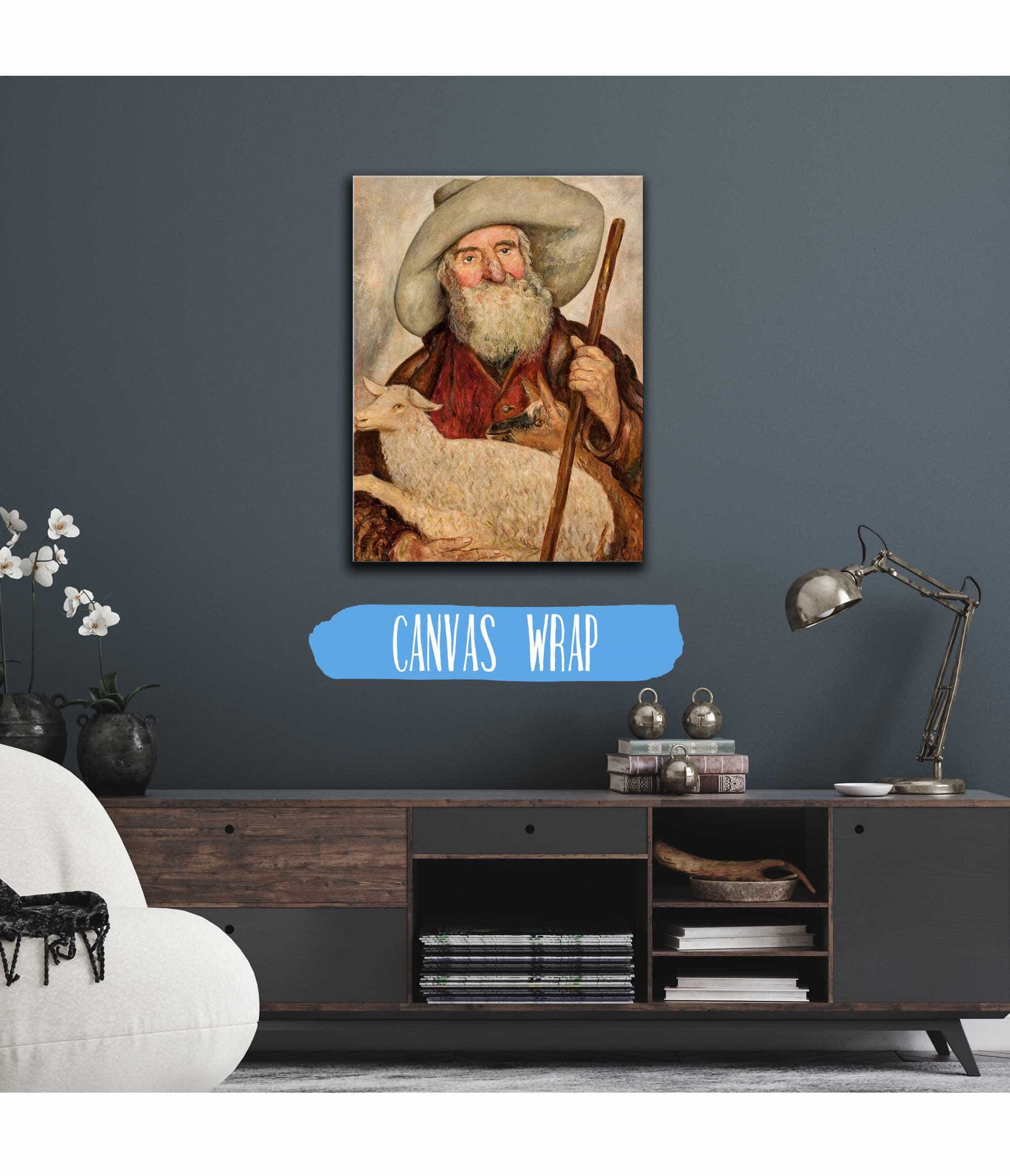 Good Shepherd by Tadeusz Makowski