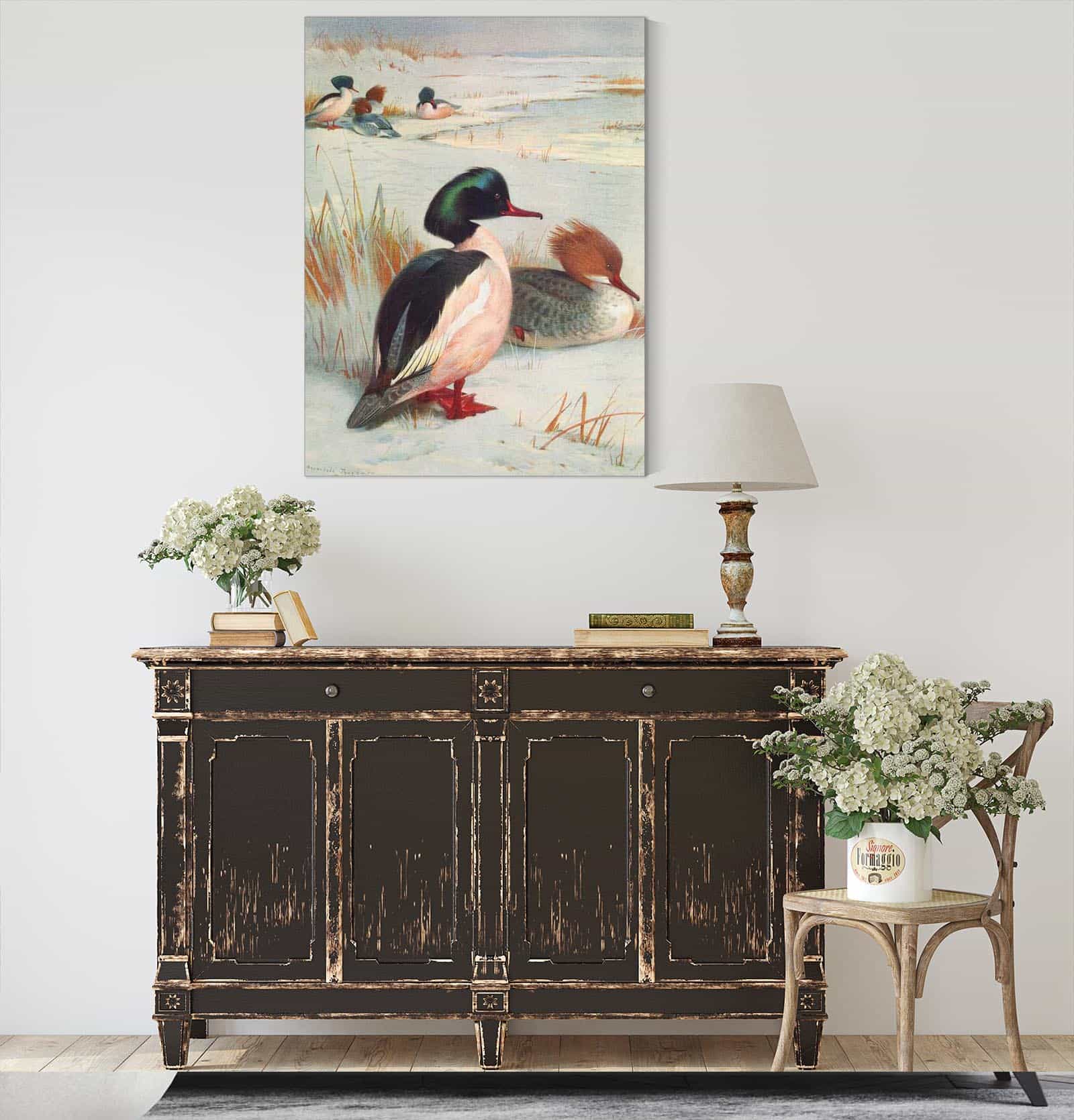 Goosander by Archibald Thorburn