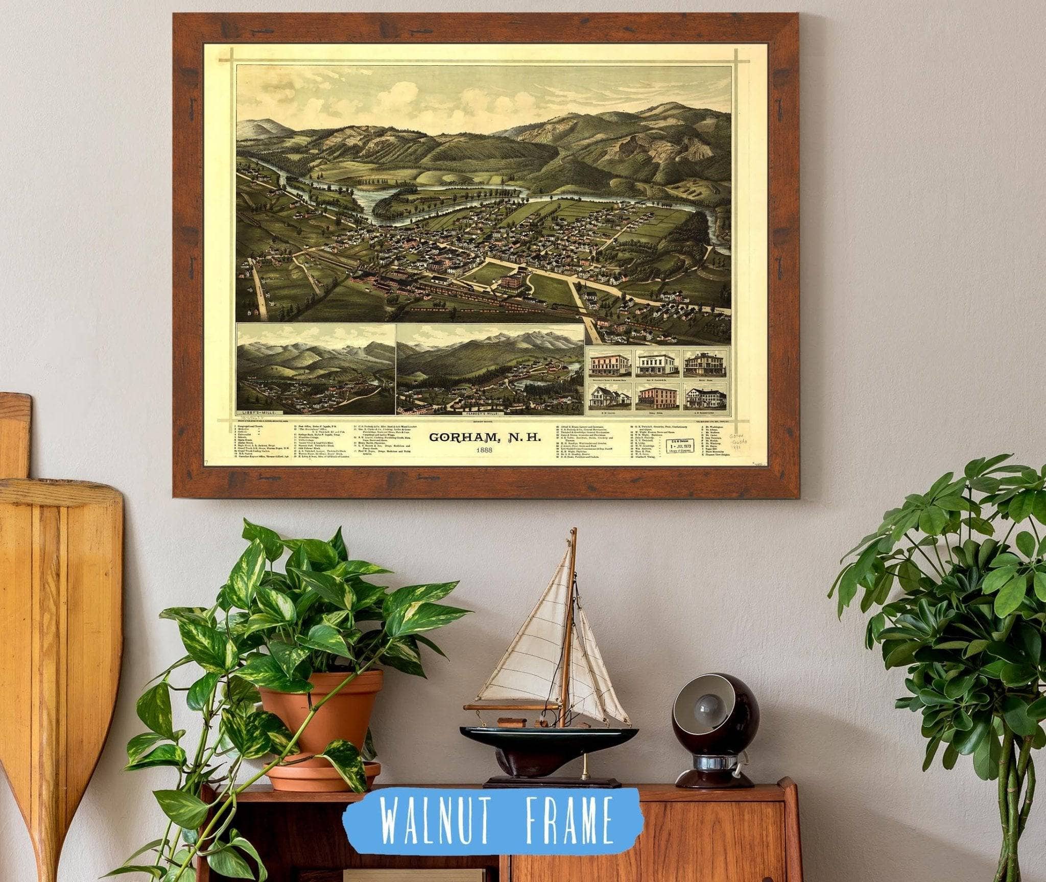 Gorham Nh 1888 State of New Hampshire