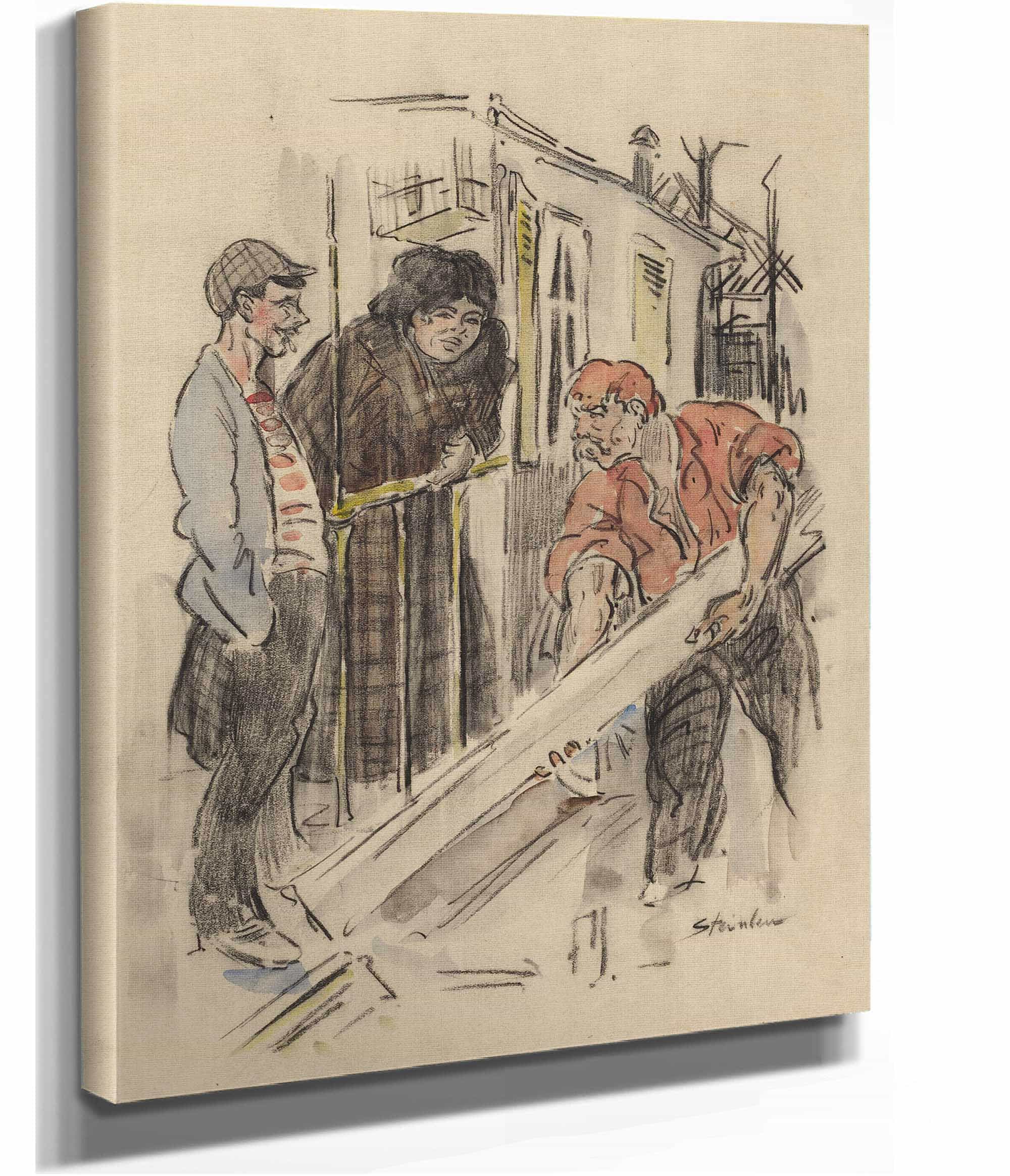 Gossips by Theophile Alexandre Steinlen