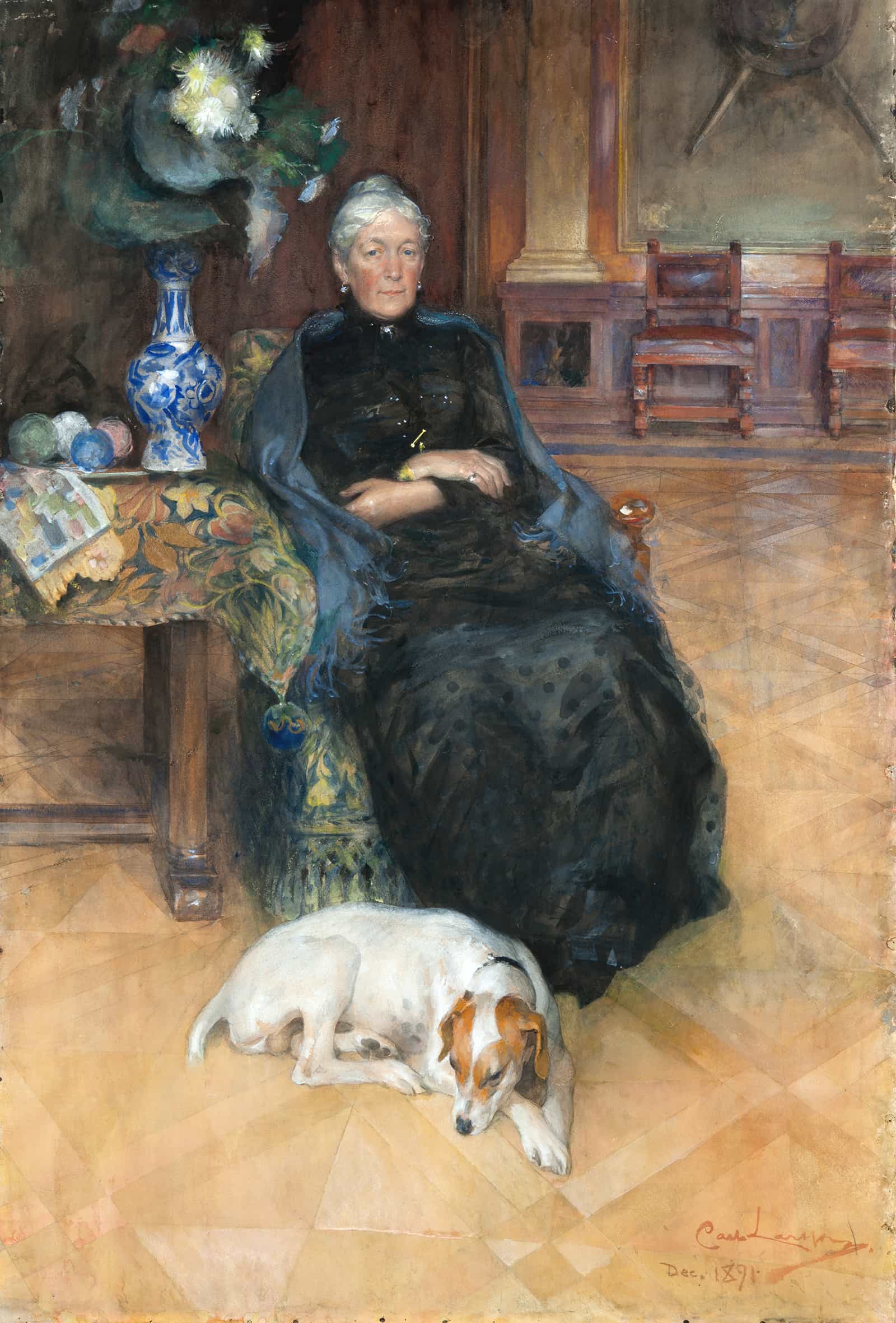Gothilda Furstenberg by Carl Larsson