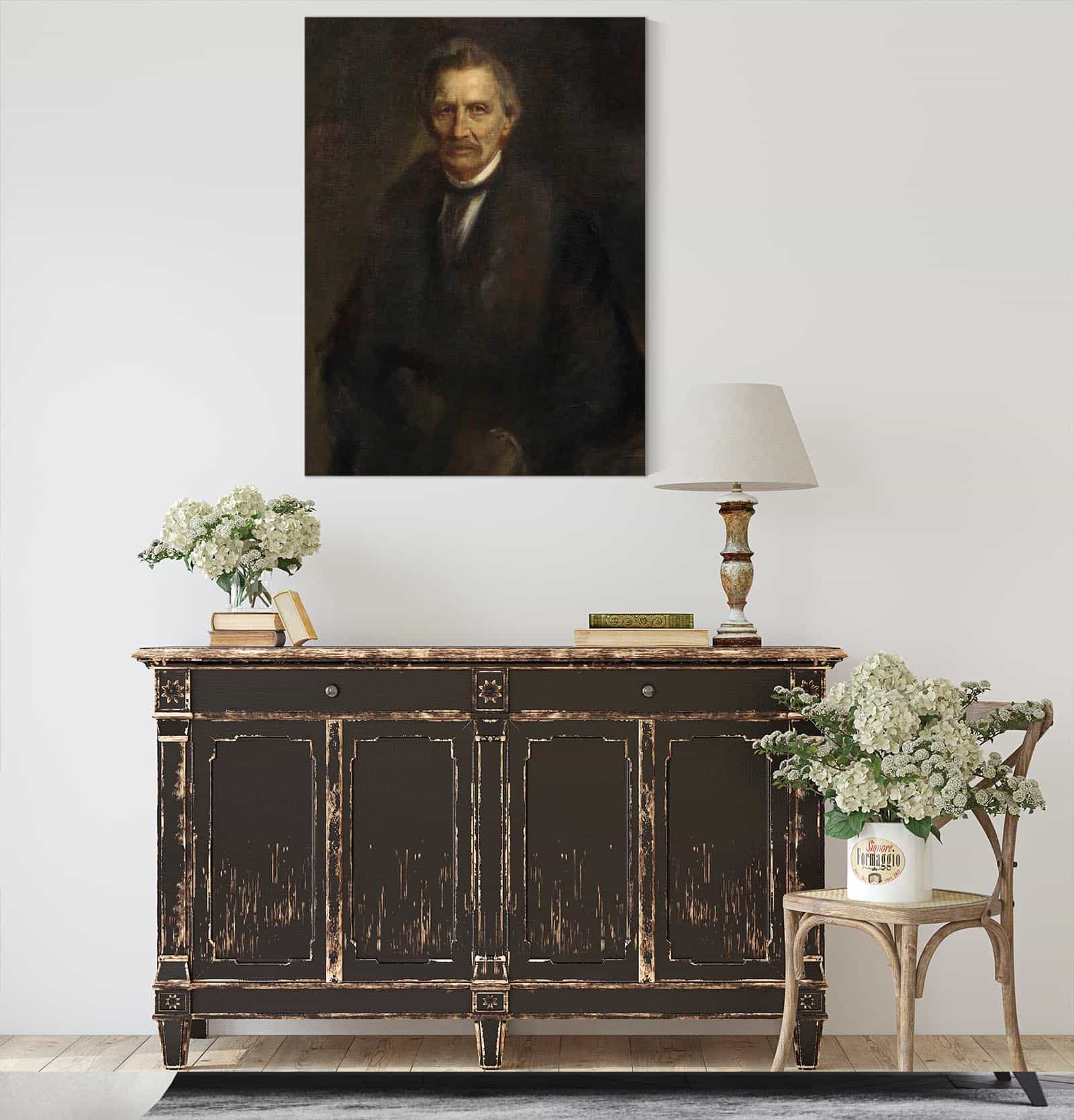 Gottfried Semper Architekt Around by Franz Von Lenbach