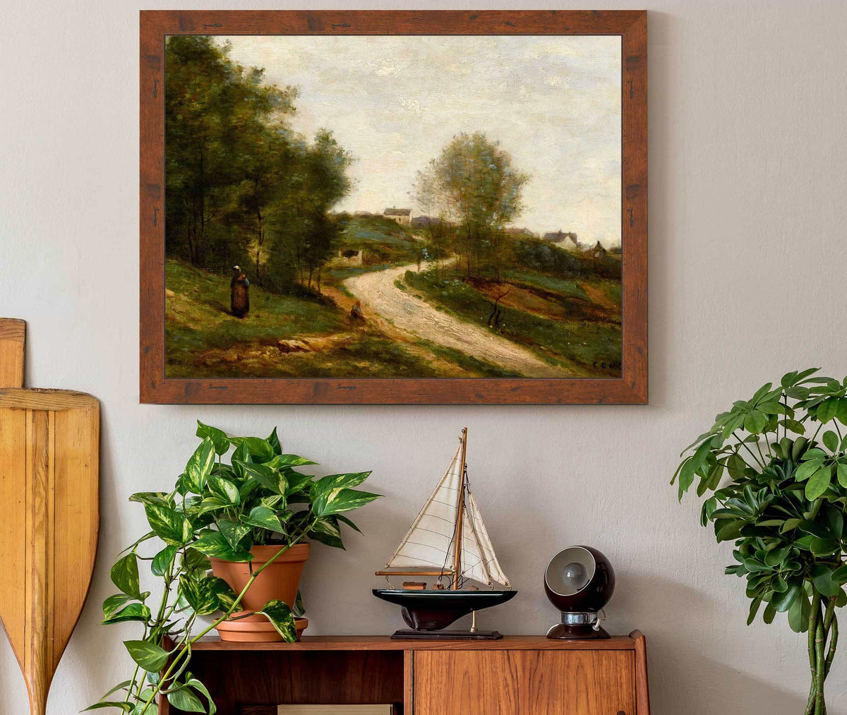 Gouvieux Pres De Chantilly by Jean Baptiste Camille Corot