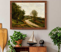 Gouvieux Pres De Chantilly by Jean Baptiste Camille Corot