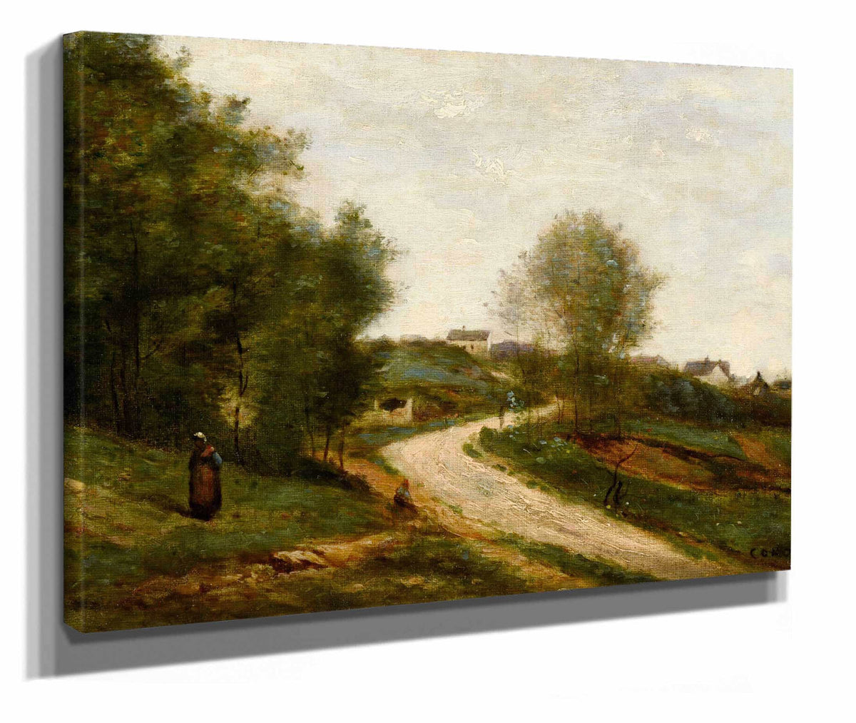 Gouvieux Pres De Chantilly by Jean Baptiste Camille Corot