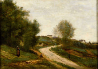 Gouvieux Pres De Chantilly by Jean Baptiste Camille Corot