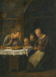Grace Before A Meal by Jan Steen