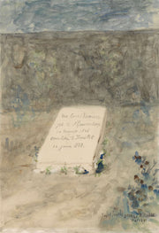 Graf Van Mr Carel Vosmaer Te Territet by Jozef Israels
