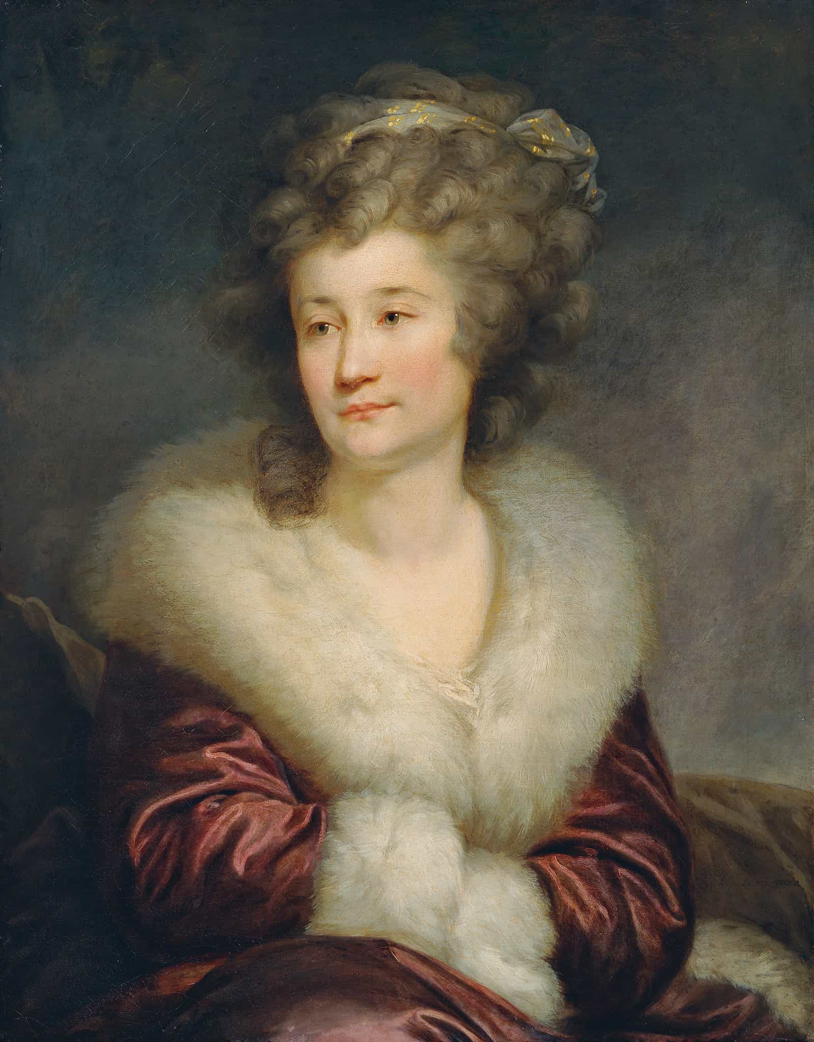 Grafin Nicolai Geb Potocka by Johann Baptist Von Lampi The Elder
